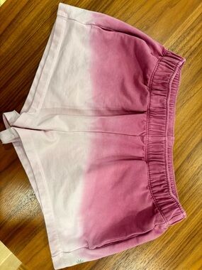 Athleta Girl Pink Ombre Cotton Lounge Shorts